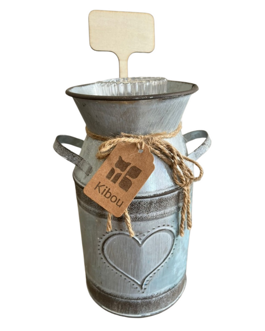 Ánfora porta vela para cenizas de tu mascota – recuerdo con vela y nombre personalizado