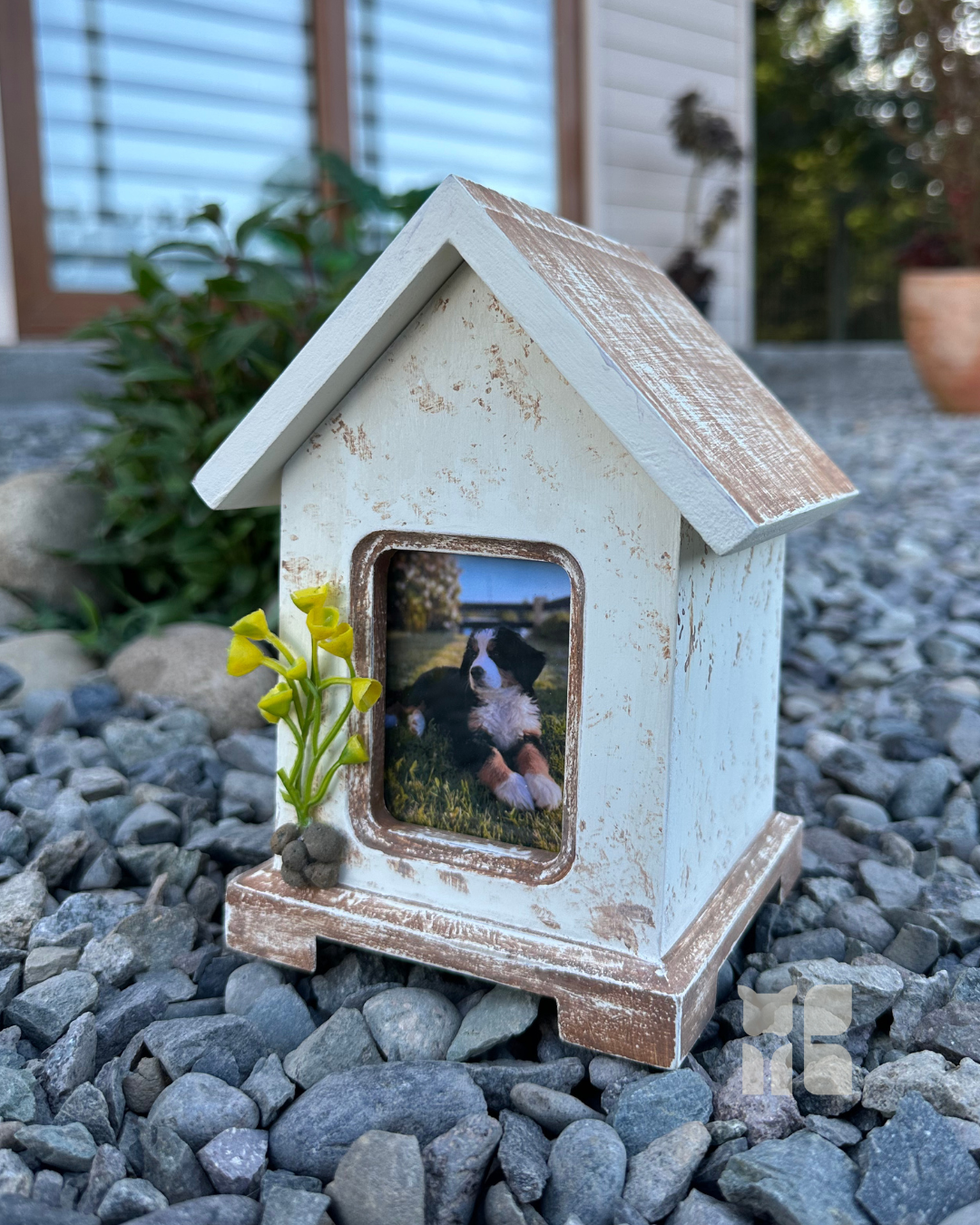 Ánfora de Madera tipo Casa